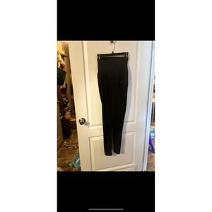 Weissman Black Athletic Dance Leggings High Waist‎ Nylon Blend Women's